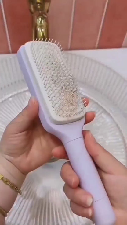 Self-Cleaning Hair Brush